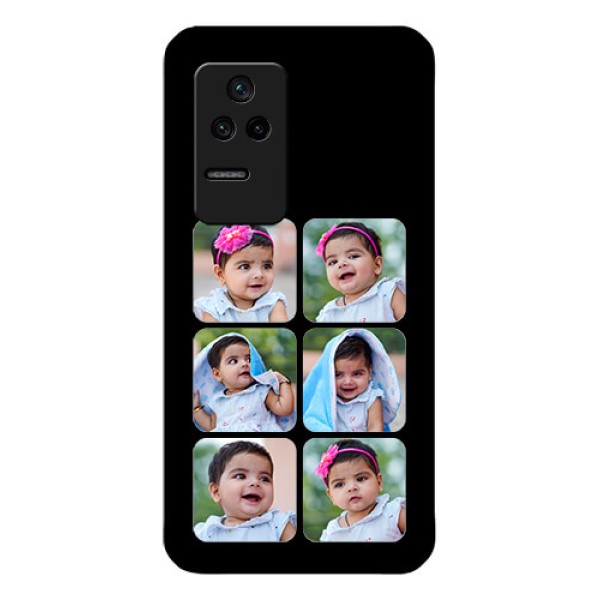 Poco F4 5G Photo Printing on Glass Case - Multiple Pictures Design Poco F4 5G Photo Printing on Glass Case - Multiple Pictures Design