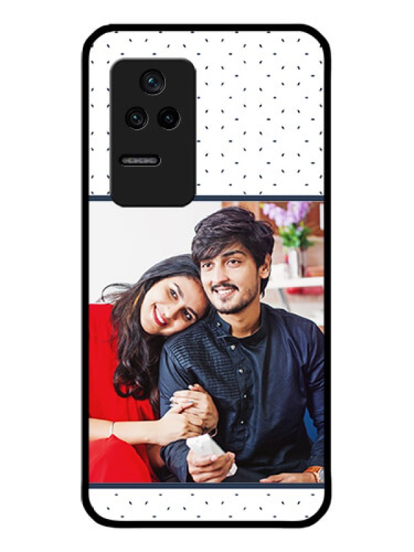 Custom Poco F4 5G Personalized Glass Phone Case - Premium Dot Design