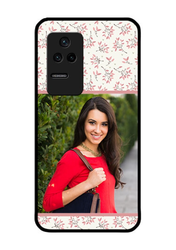 Poco F4 5G Custom Glass Phone Case - Premium Floral Design