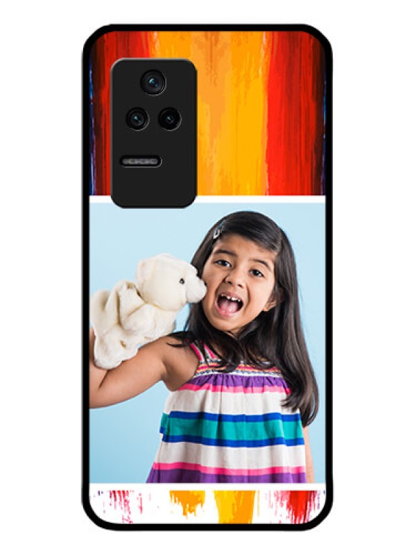 Custom Poco F4 5G Personalized Glass Phone Case - Multi Color Design