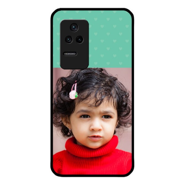 Poco F4 5G Custom Glass Phone Case - Lovers Picture Design
