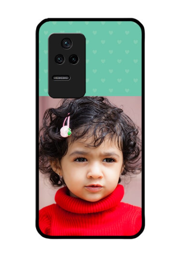 Poco F4 5G Custom Glass Phone Case - Lovers Picture Design