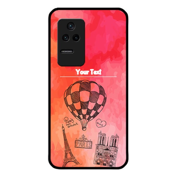 Poco F4 5G Custom Glass Phone Case - Paris Theme Design