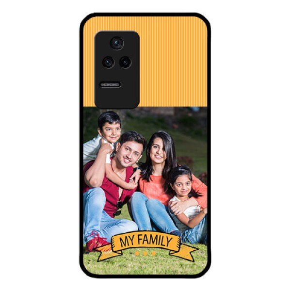 Poco F4 5G Custom Glass Phone Case - My Family Design