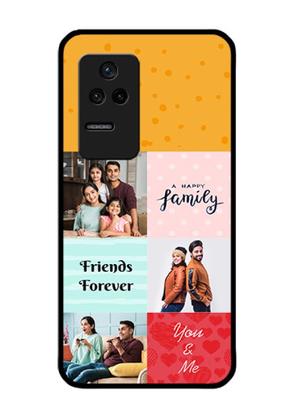 Poco F4 5G Personalized Glass Phone Case - Images with Quotes Design
