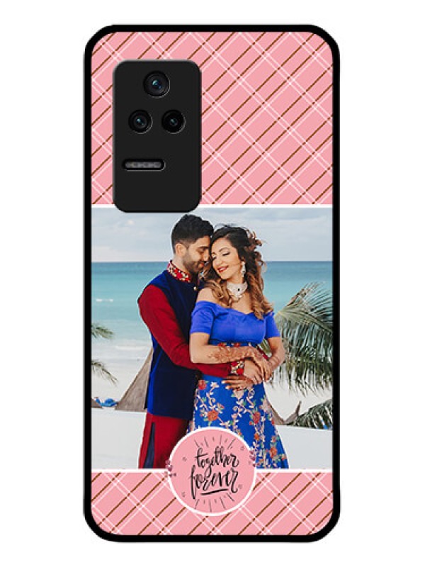 Custom Poco F4 5G Personalized Glass Phone Case - Together Forever Design