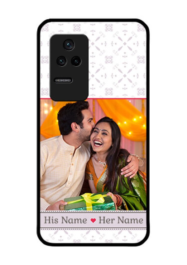 Poco F4 5G Custom Glass Mobile Case - with Photo and Ethnic Design