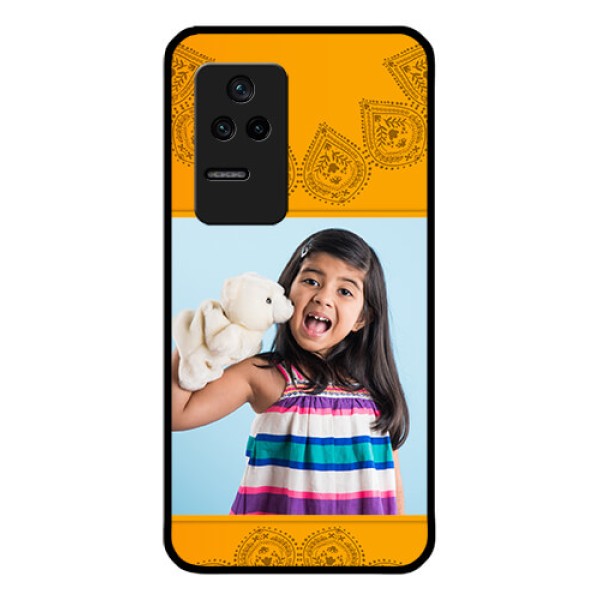 Poco F4 5G Personalized Glass Phone Case - Photo Wedding Design