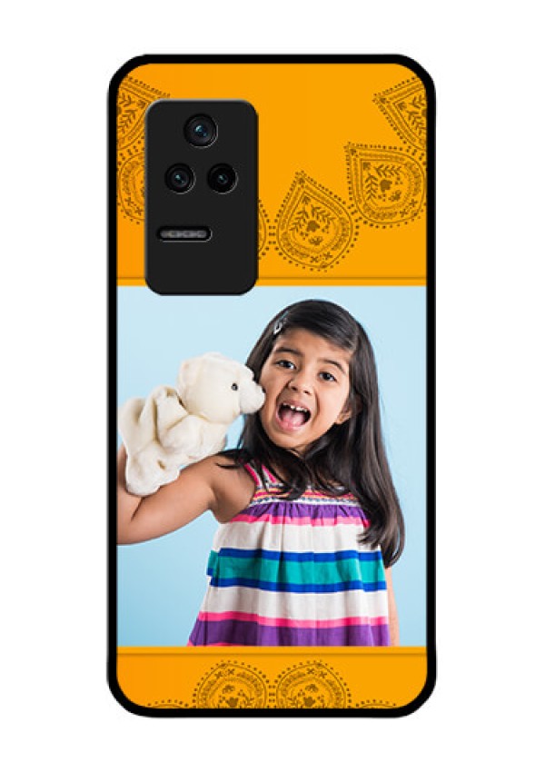 Poco F4 5G Personalized Glass Phone Case - Photo Wedding Design