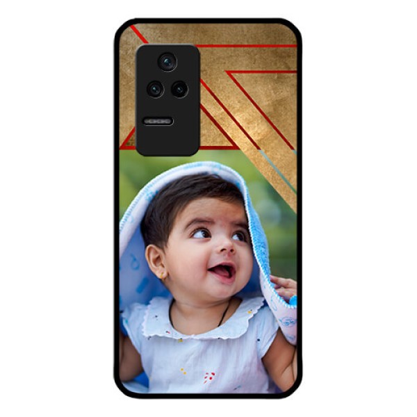 Poco F4 5G Personalized Glass Phone Case - Gradient Abstract Texture Design Poco F4 5G Personalized Glass Phone Case - Gradient Abstract Texture Design
