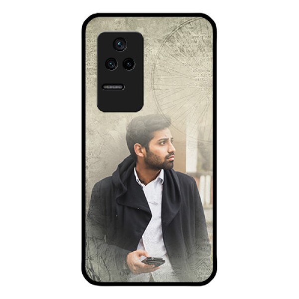Poco F4 5G Custom Glass Phone Case - with vintage design