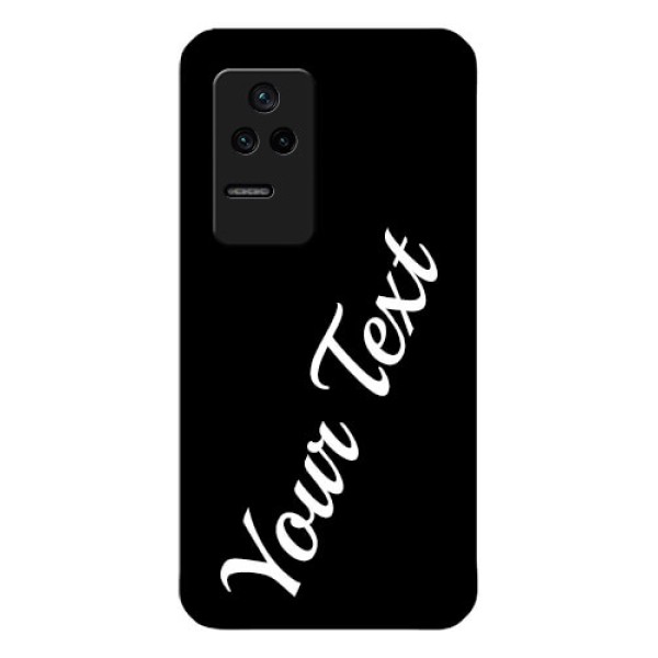 Poco F4 5G Custom Glass Mobile Cover with Your Name