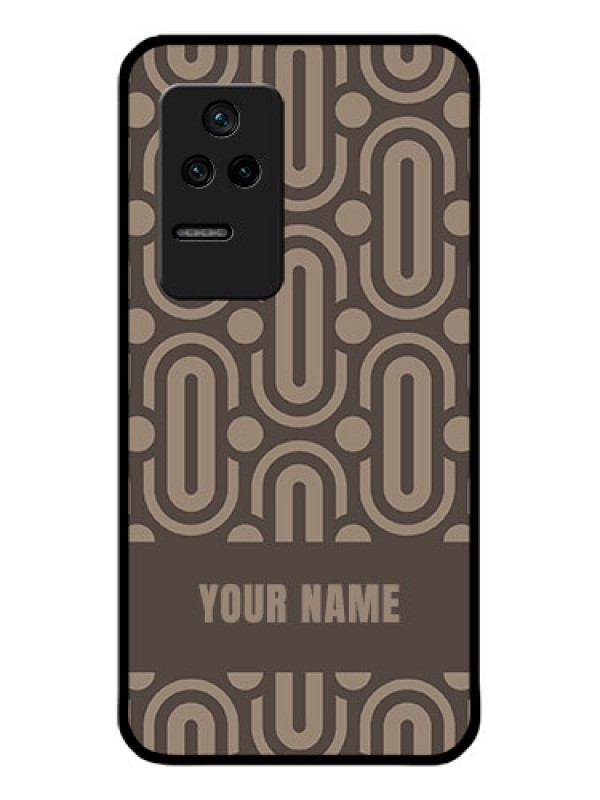 Custom Poco F4 5G Custom Glass Phone Case - Captivating Zero Pattern Design