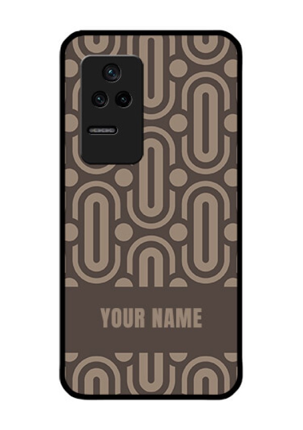 Poco F4 5G Custom Glass Phone Case - Captivating Zero Pattern Design