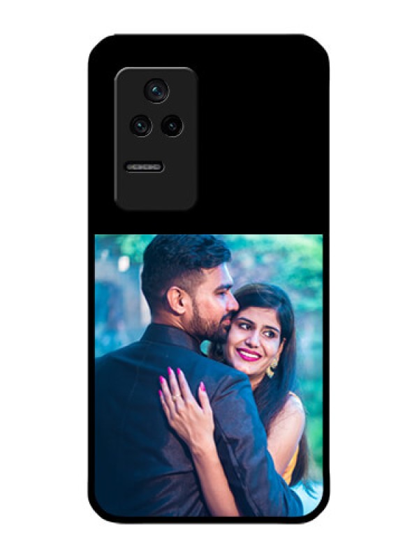 Custom Poco F4 5G Custom Glass Phone Case - Upload Full Picture With Custom Color Design