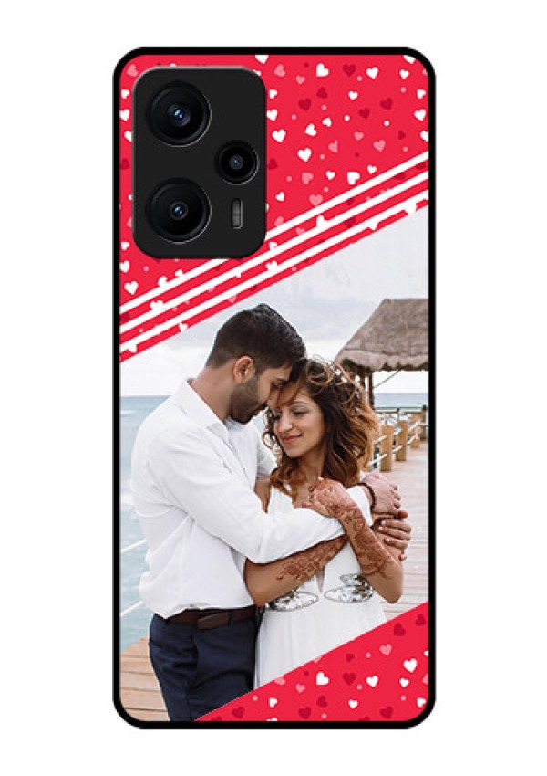 Poco F5 Custom Glass Mobile Case - Valentines Gift Design