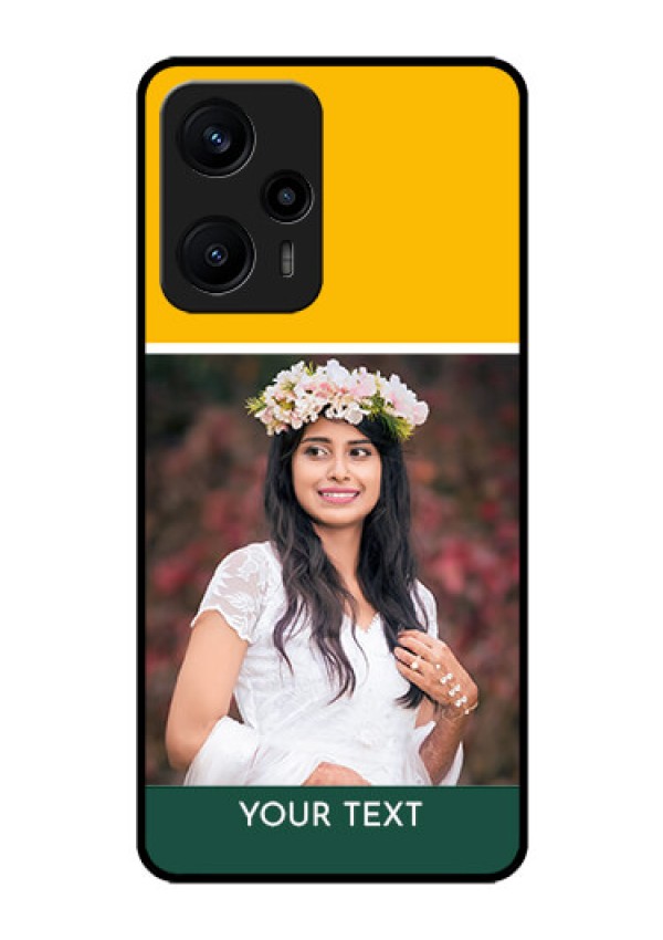 Poco F5 Photo Printing on Glass Case - Love You Design