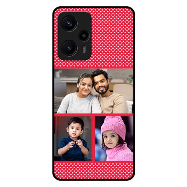 Poco F5 Personalized Glass Phone Case - Bulk Pic Upload Design
