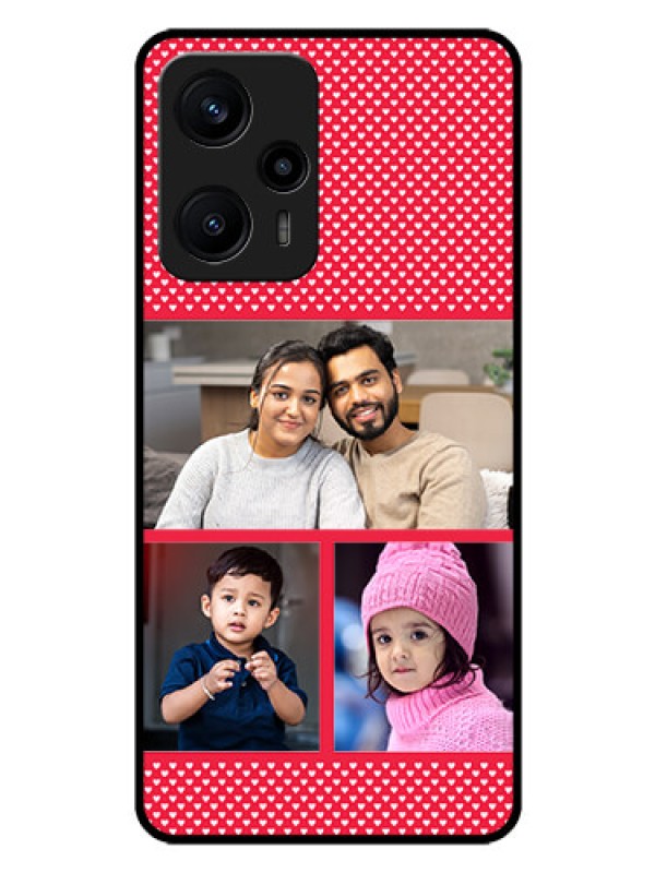Custom Poco F5 Personalized Glass Phone Case - Bulk Pic Upload Design