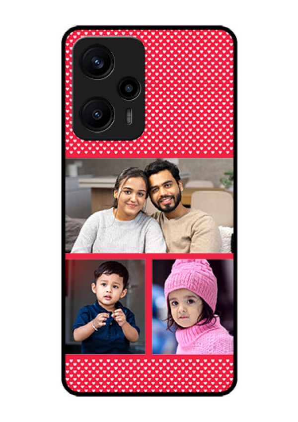 Poco F5 Personalized Glass Phone Case - Bulk Pic Upload Design