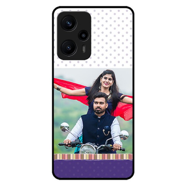 Poco F5 Photo Printing on Glass Case - Cute Family Design