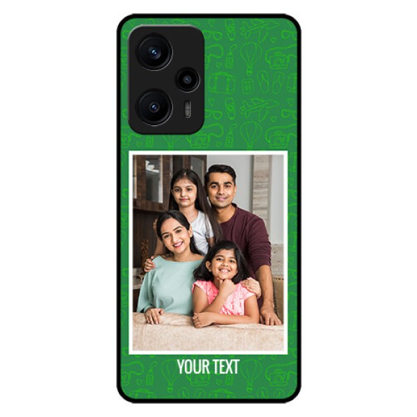 Poco F5 Personalized Glass Phone Case - Picture Upload Design