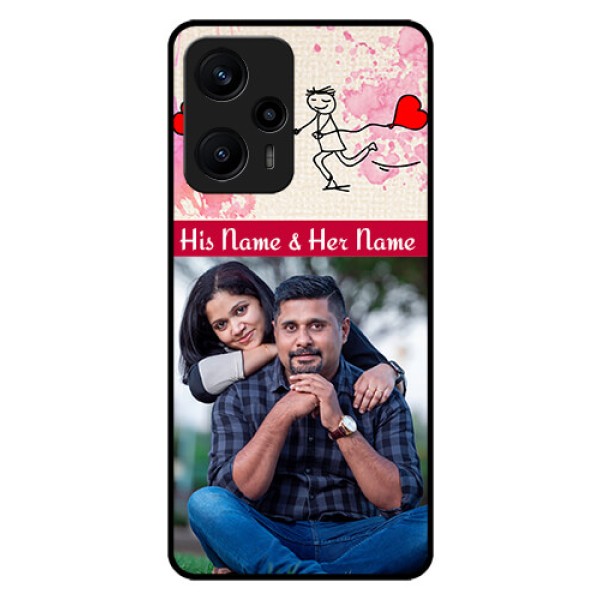 Poco F5 Photo Printing on Glass Case - You and Me Case Design
