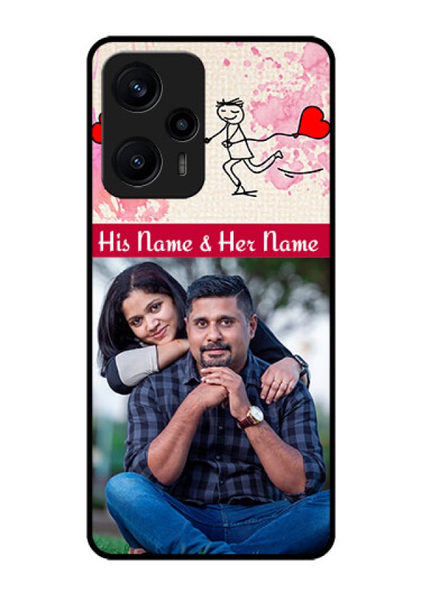 Poco F5 Photo Printing on Glass Case - You and Me Case Design