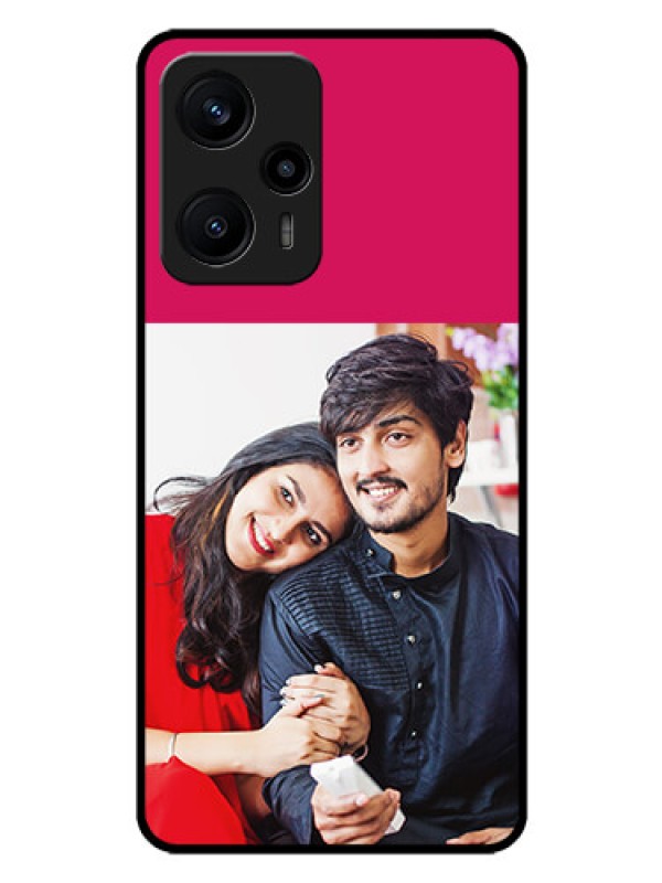 Custom Poco F5 Custom Glass Mobile Case - Anniversary Cover Design