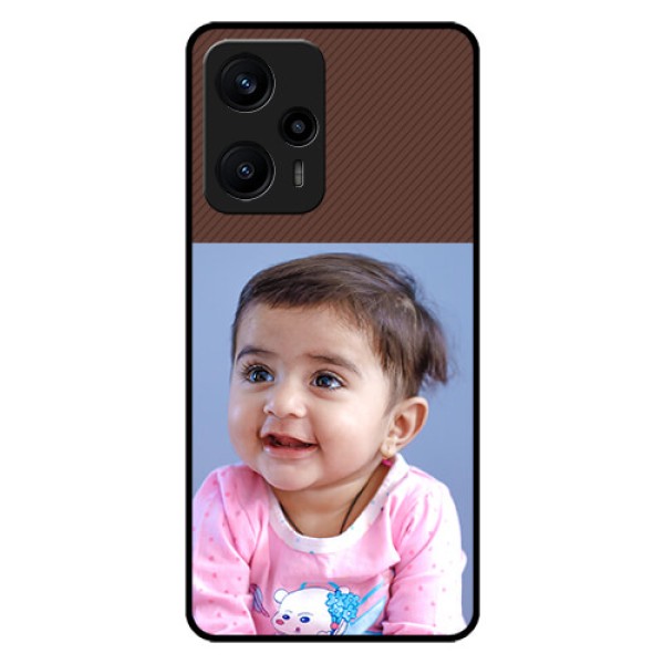 Poco F5 Custom Glass Mobile Case - Elegant Case Design