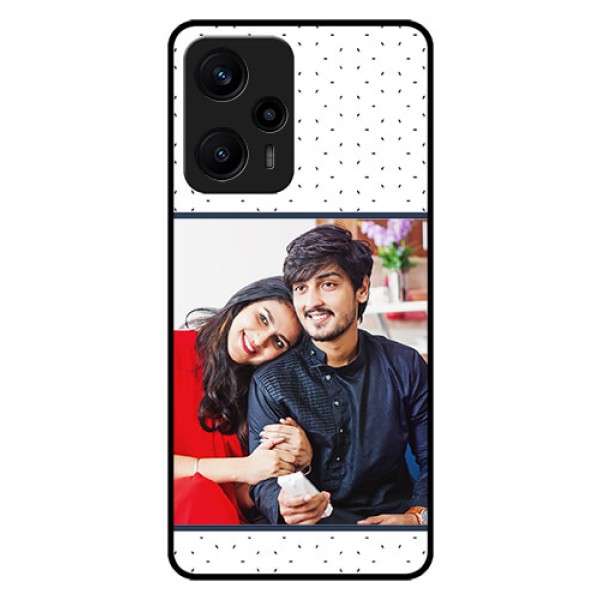 Poco F5 Personalized Glass Phone Case - Premium Dot Design