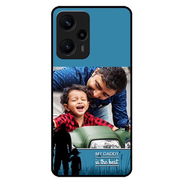 Poco F5 Custom Glass Mobile Case - Best dad design