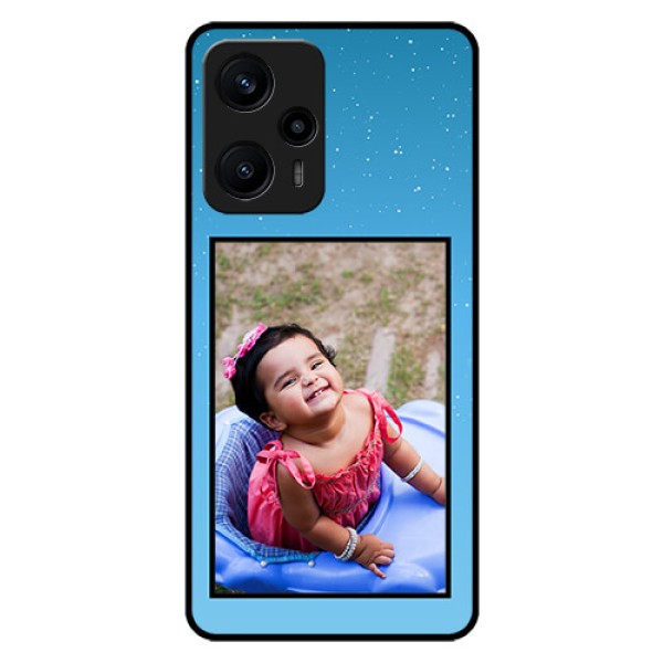 Poco F5 Custom Glass Mobile Case - Wave Pattern Colorful Design Poco F5 Custom Glass Mobile Case - Wave Pattern Colorful Design