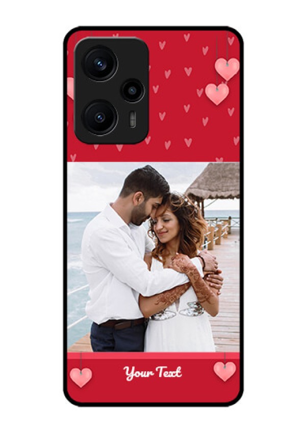 Poco F5 Custom Glass Phone Case - Valentines Day Design