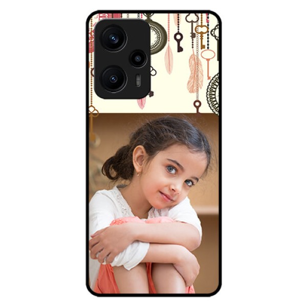 Poco F5 Custom Glass Mobile Case - Boho Style Design