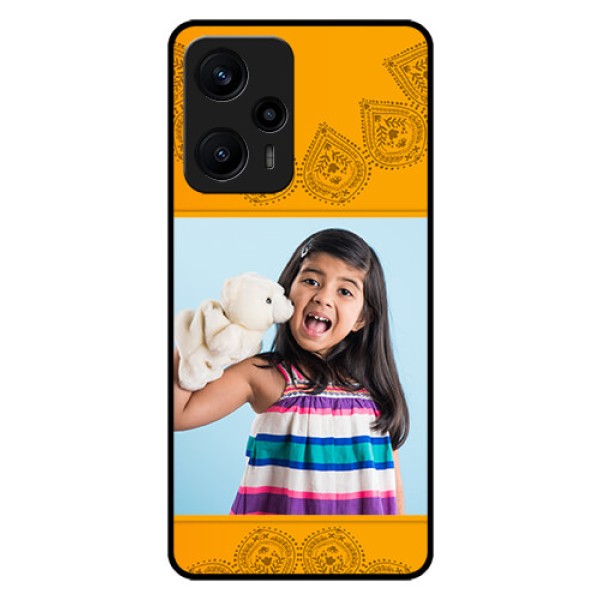 Poco F5 Personalized Glass Phone Case - Photo Wedding Design