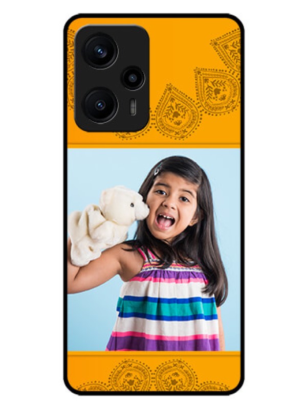 Custom Poco F5 Personalized Glass Phone Case - Photo Wedding Design