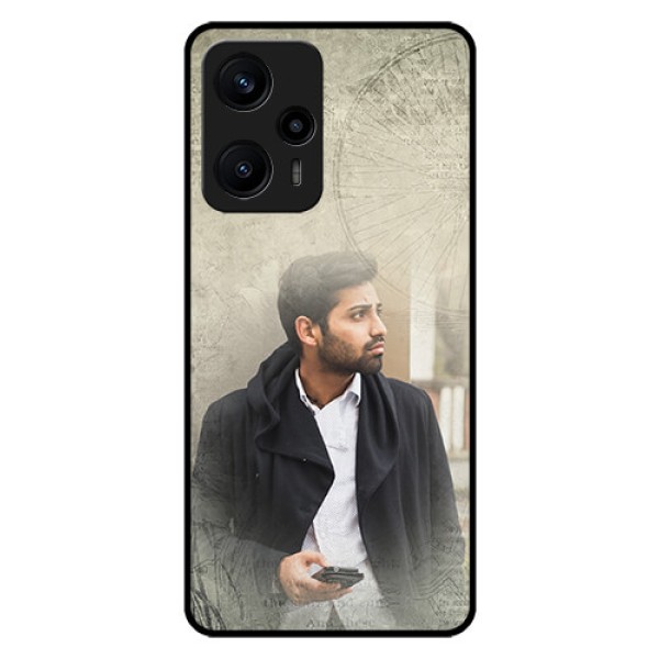 Poco F5 Custom Glass Phone Case - with vintage design