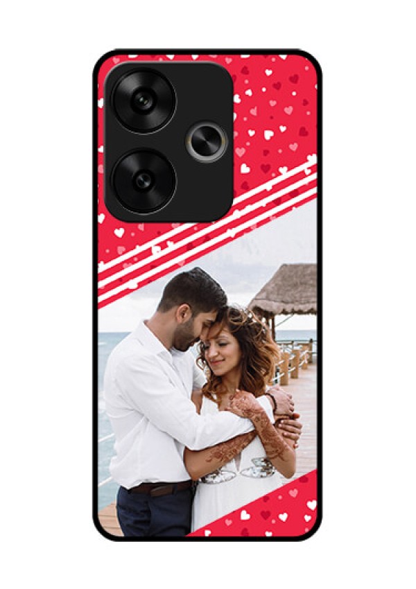 Poco F6 5G Custom Glass Phone CaseValentines Gift Design