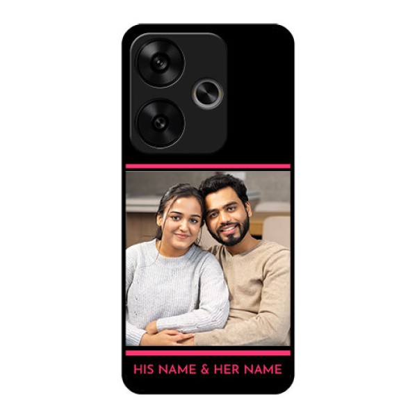 Poco F6 5G Custom Glass Phone CaseWith Add Text Design