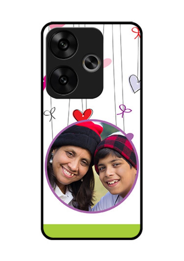 Poco F6 5G Custom Glass Phone CaseCute Kids Phone Case Design