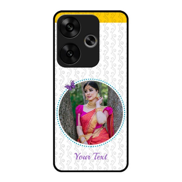 Poco F6 5G Custom Glass Phone CaseGirls Premium Case Design