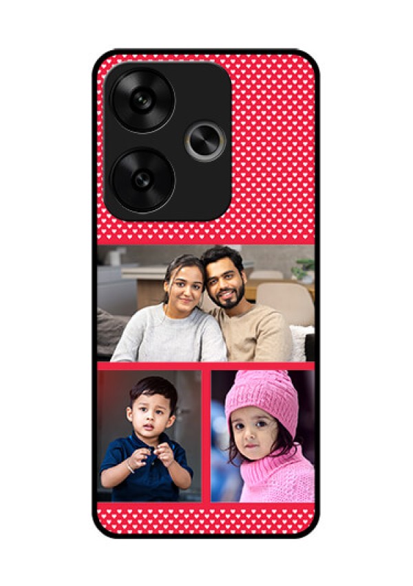 Poco F6 5G Custom Glass Phone CaseBulk Photo Upload Design