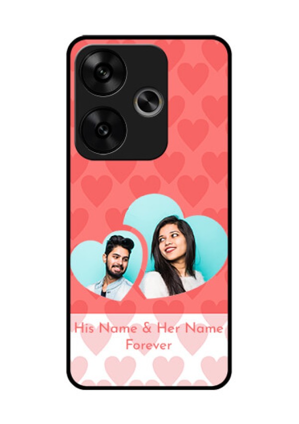 Poco F6 5G Custom Glass Phone CaseCouple Pic Upload Design