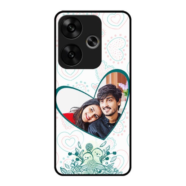 Poco F6 5G Custom Glass Phone CasePremium Couple Design