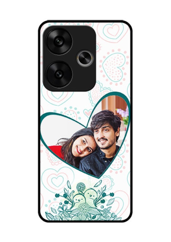 Poco F6 5G Custom Glass Phone CasePremium Couple Design