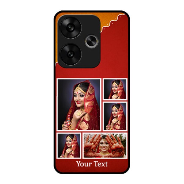 Poco F6 5G Custom Glass Phone CaseWedding Pic Upload Design Poco F6 5G Custom Glass Phone CaseWedding Pic Upload Design