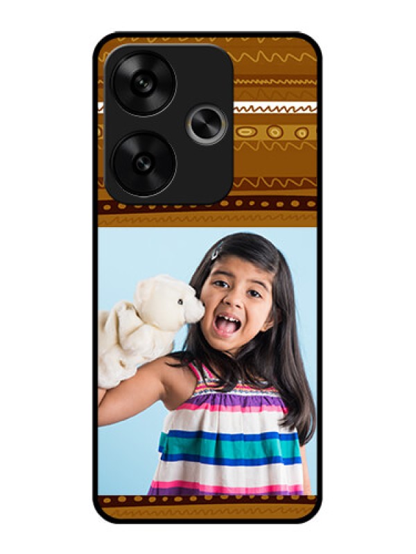 Custom Poco F6 5G Custom Glass Phone CaseFriends Picture Upload Design