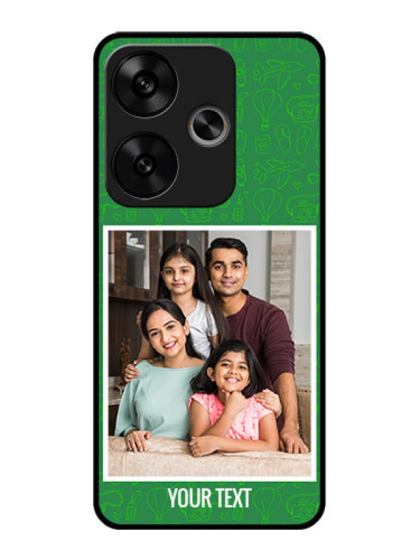 Custom Poco F6 5G Custom Glass Phone CasePicture Upload Design