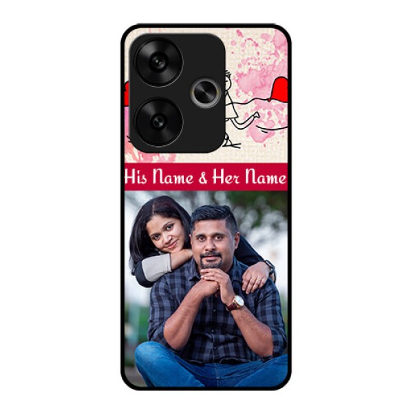 Poco F6 5G Custom Glass Phone CaseYou And Me Case Design